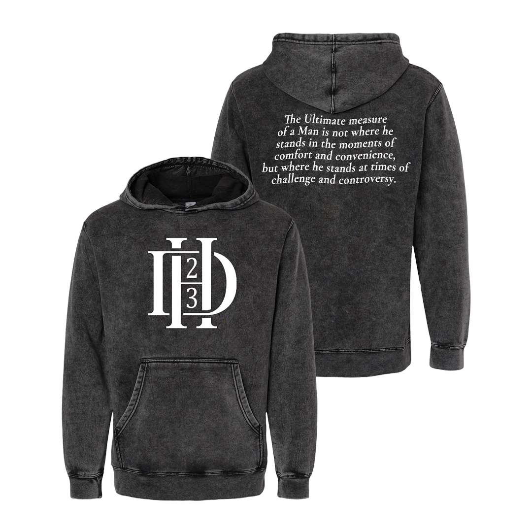 Signature Quote MINERAL WASH HOODIE